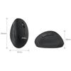 Souris Sans Fil Ergonomique PERIMICE-719 - PERIXX - 6 Boutons - Technologie Optique - 1600 Dpi