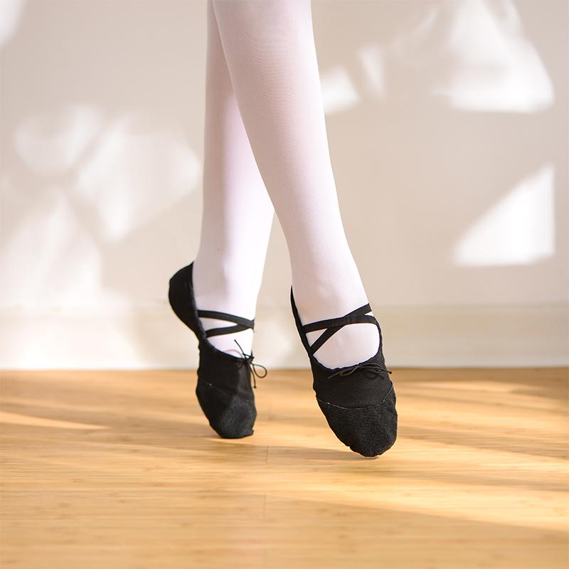 Girls Ballet Shoes Canvas Soft Sole Ballet Dance Slippers Children Practise Ballerina Shoes Woman Dance Shoes