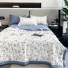 WOODPECKER Linen-Feel Cotton Summer Quilt Set