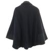 KAMISHIMA CHINAMI YELLOW wool poncho 40 black Women Used