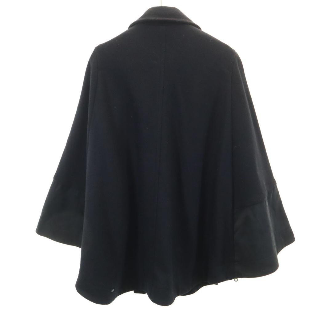 KAMISHIMA CHINAMI YELLOW wool poncho 40 black Women Used