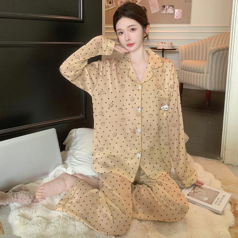 Women's Pajamas Set Pajamas 2-piece Set Airy Soft Casual Printed Pajamas