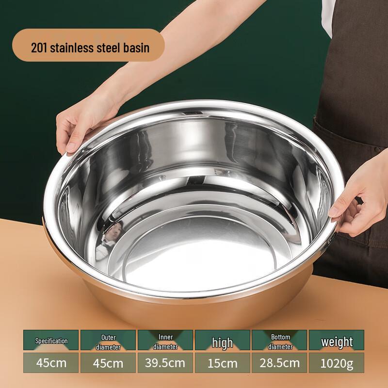 Sude 201 Stainless Steel Mixing Bowl