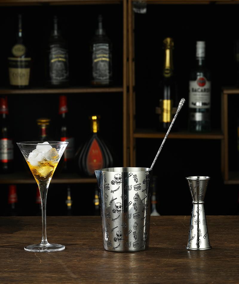 Stainless Steel Stirring Tin 800ml Mixing Glass Preferred by Pros and Amateurs Alike