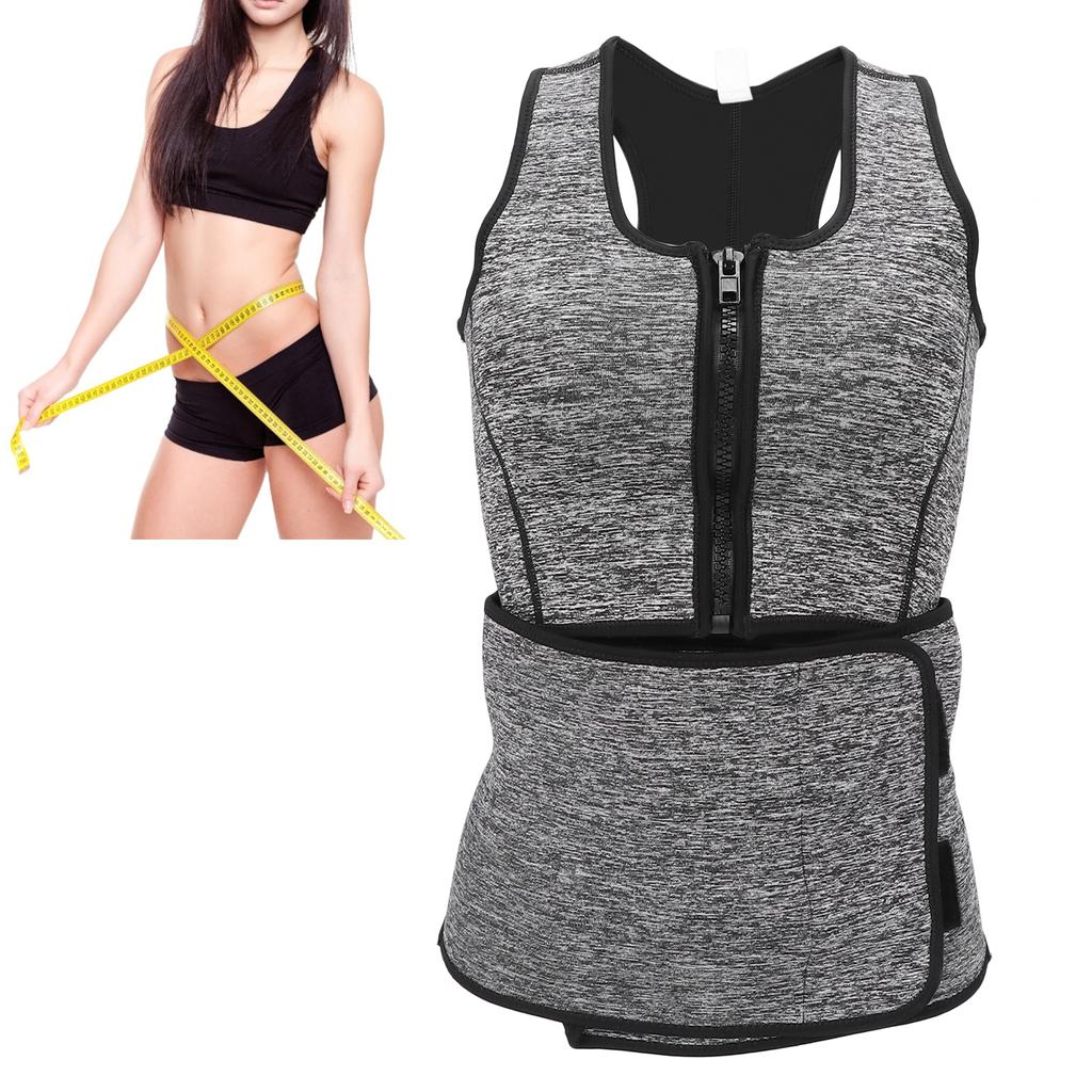Sweat Sauna Suit Vest Yoga Workout Body Corset Sauna Fat Burner Cincher for Women