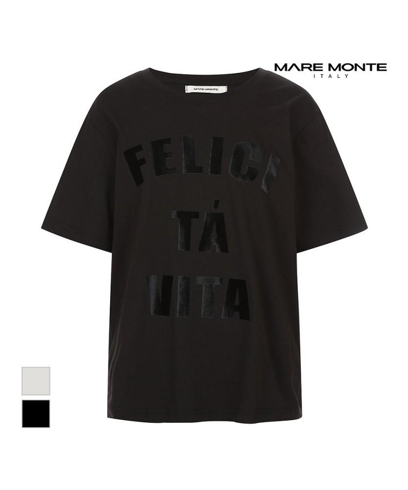 MAREMONTE Big Lettering T-Shirt_M245Mts41D0
