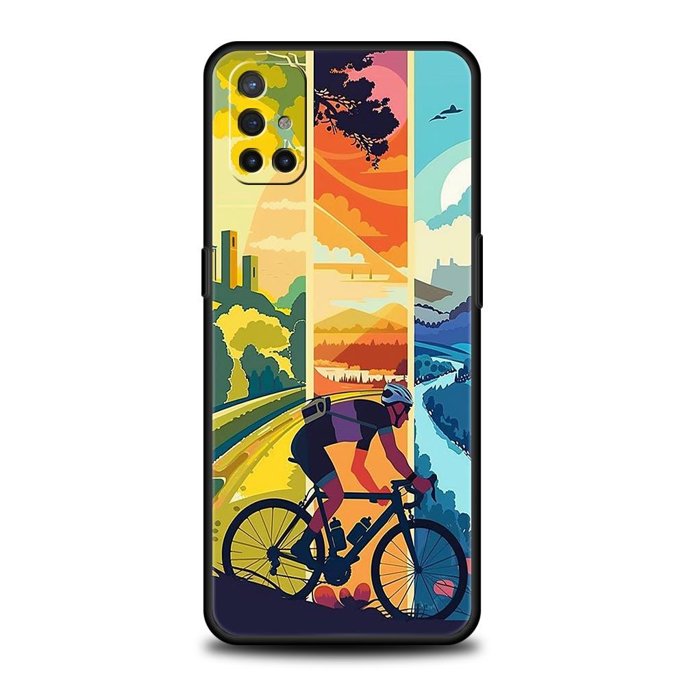 Etui na telefon ze sztuką kolarstwa górskiego Dla OnePlus 13 12 11 10 9 8 7T Pro 13R 12R 10R 9RT 8T Nord N200 N30 2T CE 2 3 5G Lite Pokrowiec
