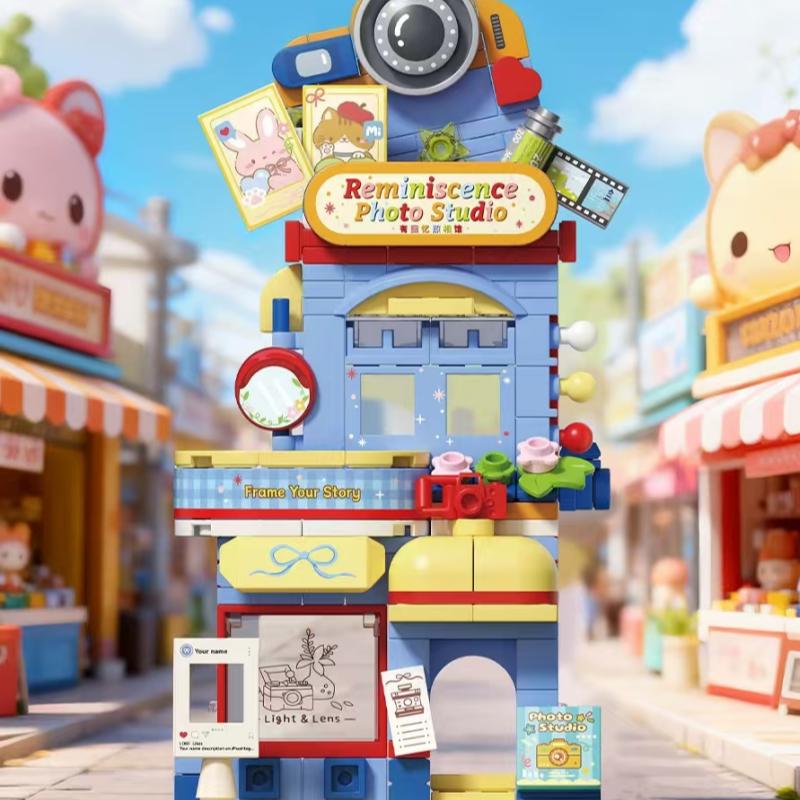 WeKKi Creative Park Street View Shop 5.0 Building Blocks The Merry Giftery Adorable Pet Store Toy Assembly Model Gift