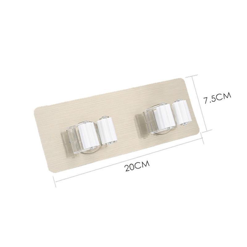 Wall Housekeeper Wall Mounted Mop Organizer Holder Brush Broom Hanger Storage Rack Kitchen Tool