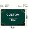 1PC 12x8in Custom Aluminum Plaque Personalized Retro Metal Sign For Home Cafe Garden Decor