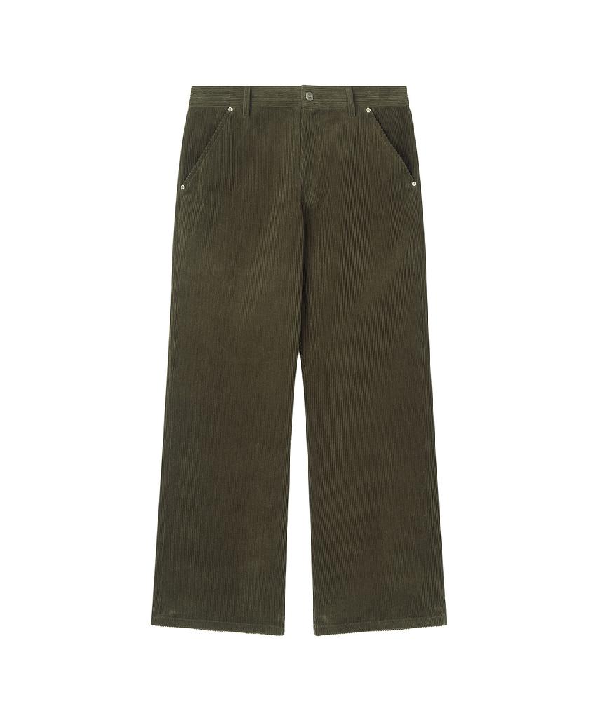 Lollingseutyudio Corduroy Flared Pants Olive