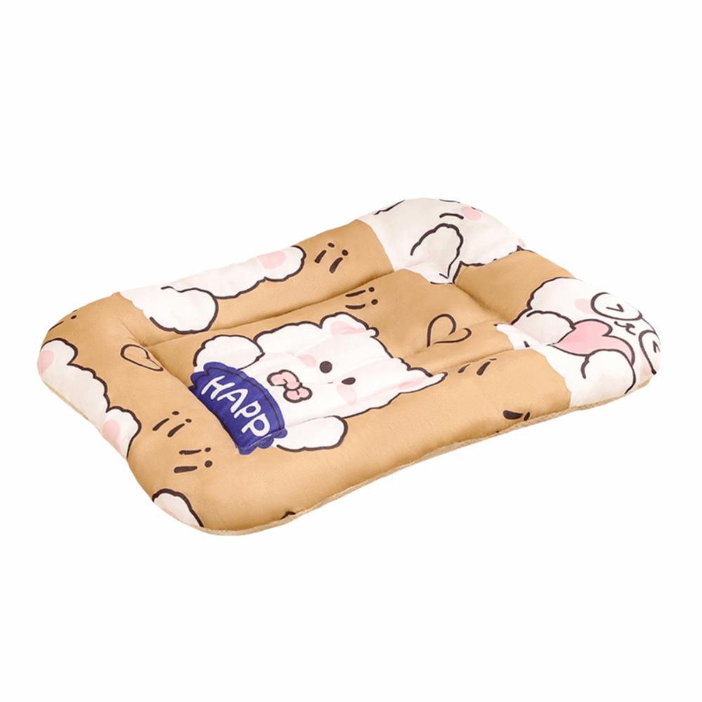 For Small Animal 43*35cm Pet Mat Breathable Comfortable Dog Mat Soft Print Design Cotton Pad All Seasons