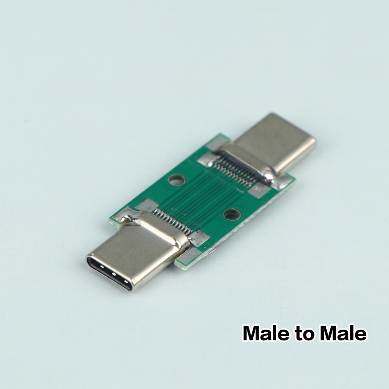 Type-C Multi-Function Test Board Usb 3.1 Type C 24 Pin Female To Male Female 24P High Current Adapter Pcb Board