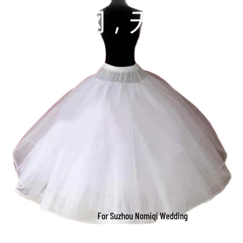 Elegant Bridal Crinoline Underskirt with Eight Layers of Gauze for Cosplay and Weddings