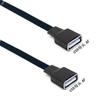 USB 2,0 EINE weibliche panel montieren zu USB EIN mann Bis Unten Rechts Links 90 ° abgewinkelt stecker verlängerung kabel