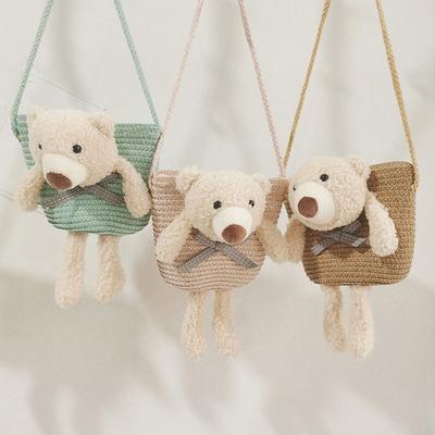 Backpacks Cute Bear Decoration Bag Diagonal Bag Children's  Backpack