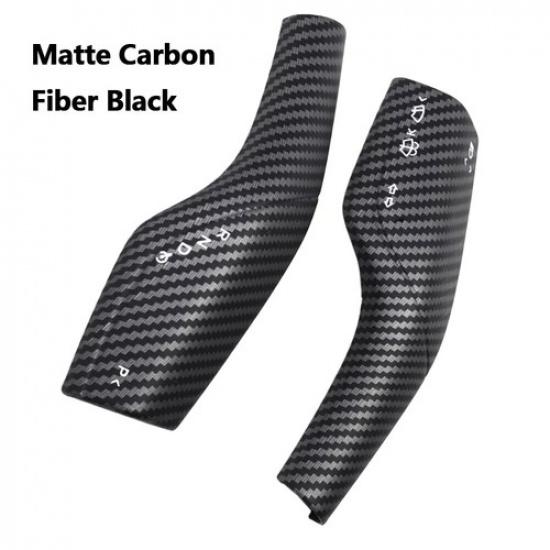For 2017- Tesla Model 3 Y Carbon Fiber ABS Gear Shift Wiper Lever Cover Trim