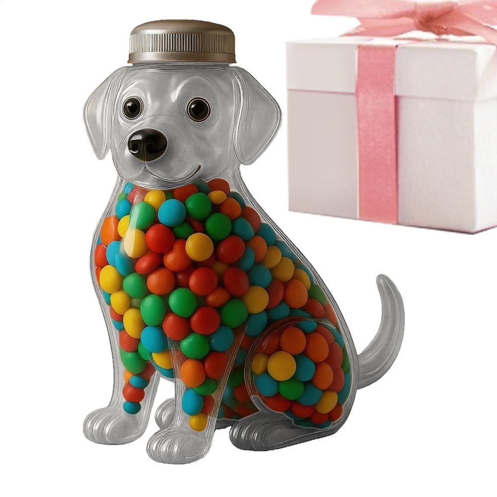 

Candy Containers Animal Shape Candy Organizer Jar Lidded Cute Canister Food Organizer For Coffee Pod Nuts Gummy Fondant Pet