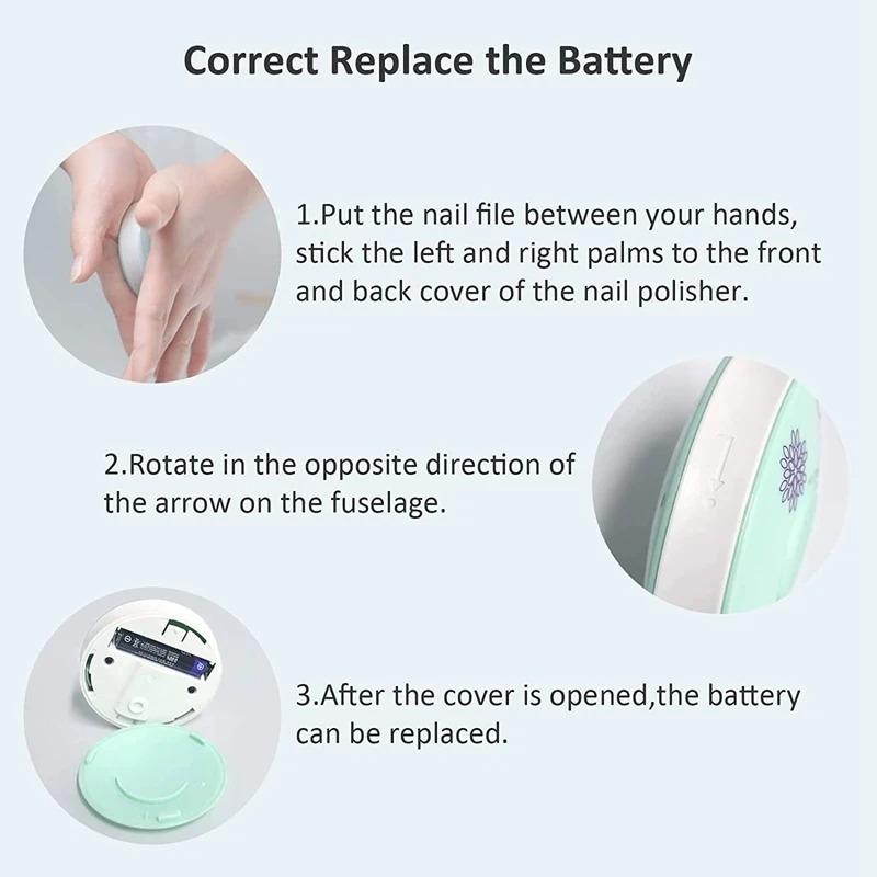 1 Piece Electric Baby Nail Trimmer, Children's Nail Polisher, Baby Nail Trimmer, Baby Hygiene Set, Newborn Nail Clippers