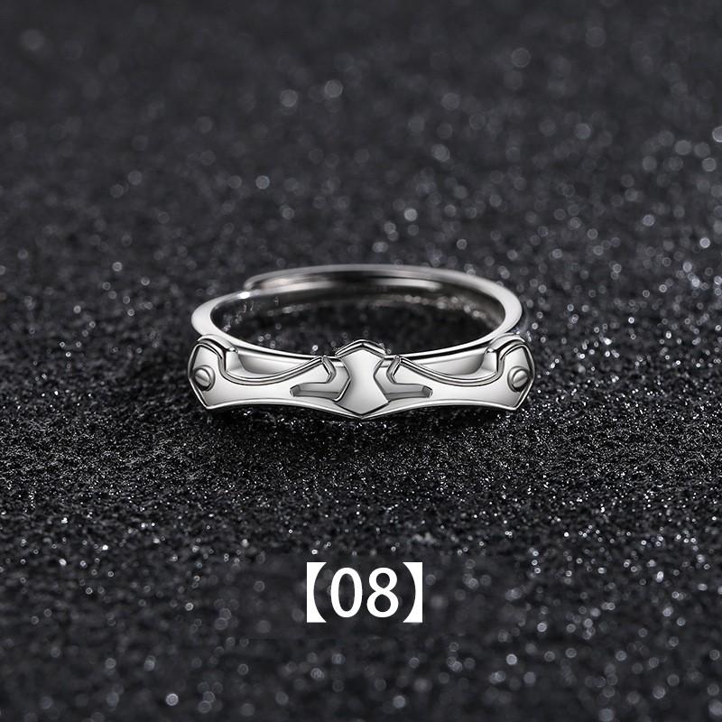 

1 шт. 9 стилей Новое Медное Винтажное Геометрическое Серебристого Цвета Кольцо для Мужчин Женщин Унисекс Заявление Открывающееся Регулируемое Анилло Ювелирное изделие resizable