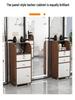 Salon Tool Cabinet with Universal Wheels: Perfect for Haircuts, Dyeing, and Perming
