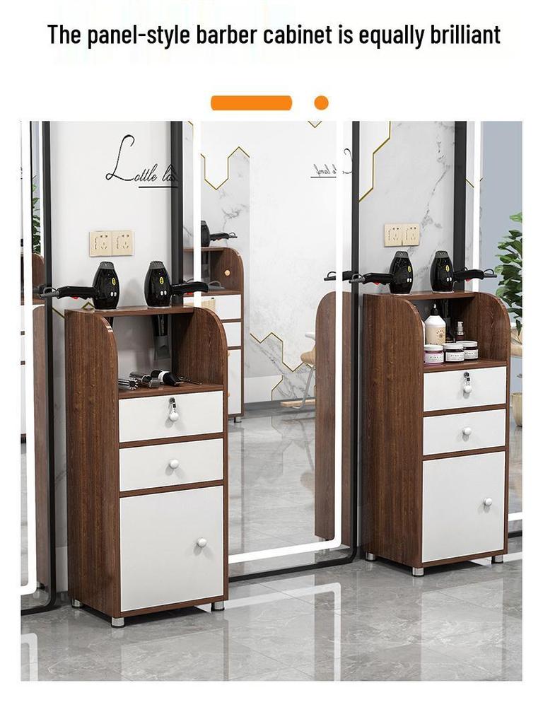 Salon Tool Cabinet with Universal Wheels: Perfect for Haircuts, Dyeing, and Perming