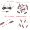 Quality Assured 5X7X20mm 5X8X20mm 4.5X6.5X20mm Car Generator Brushes-5pcs Set, Regulator Rear Outlet Line Included