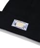 WACKY WILLY Label Beanie Black