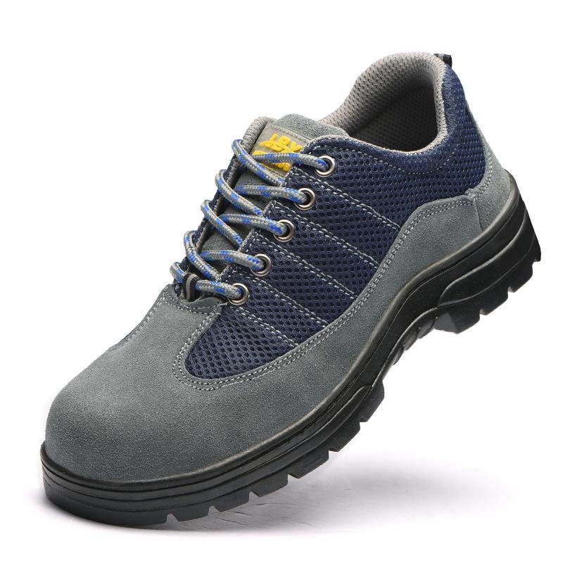 

Обувь для страхования труда. Противоударная и устойчивая к ударам рабочая обувь из воловьей кожи. Защитная обувь. Резиновая подошва. Строительная площадка, обувь. 46