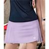 Womens Mid-Waist Athletic Skort Running Tennis Badminton Quick-Dry Pleated Anti-See-Through Sportswear