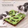 Cat Puzzle Toy - Self-Play Boredom Buster for Kittens with Maze, Digging Holes, and Bell Ball