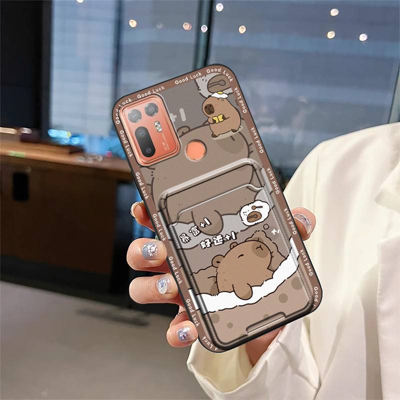 Roztomilý obal na kartu Pouzdro na telefon Pro HTC Desire 20 Plus/D20+ Nárazuvzdorný Módní design Měkké pouzdro Nárazuvzdorný Zadní kryt TPU