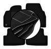 Juego de alfombrillas de terciopelo para: Seat Ibiza V hatchback (2017-)