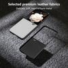 For Honor Magic V Flip 5G Case Woven Texture PU Leather+PC Protective Phone Cover