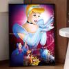 Disney 5d diamond painting full of diamonds diy Cinderella diamond embroidery decorative painting ornaments living room