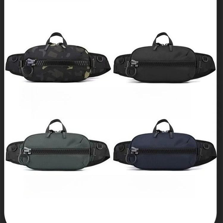 Outdoor Multi-Purpose Men's Waist Bag Korean Fashion Casual Chest Pack Crossbody Shoulder Bag for Travel Hiking Daily