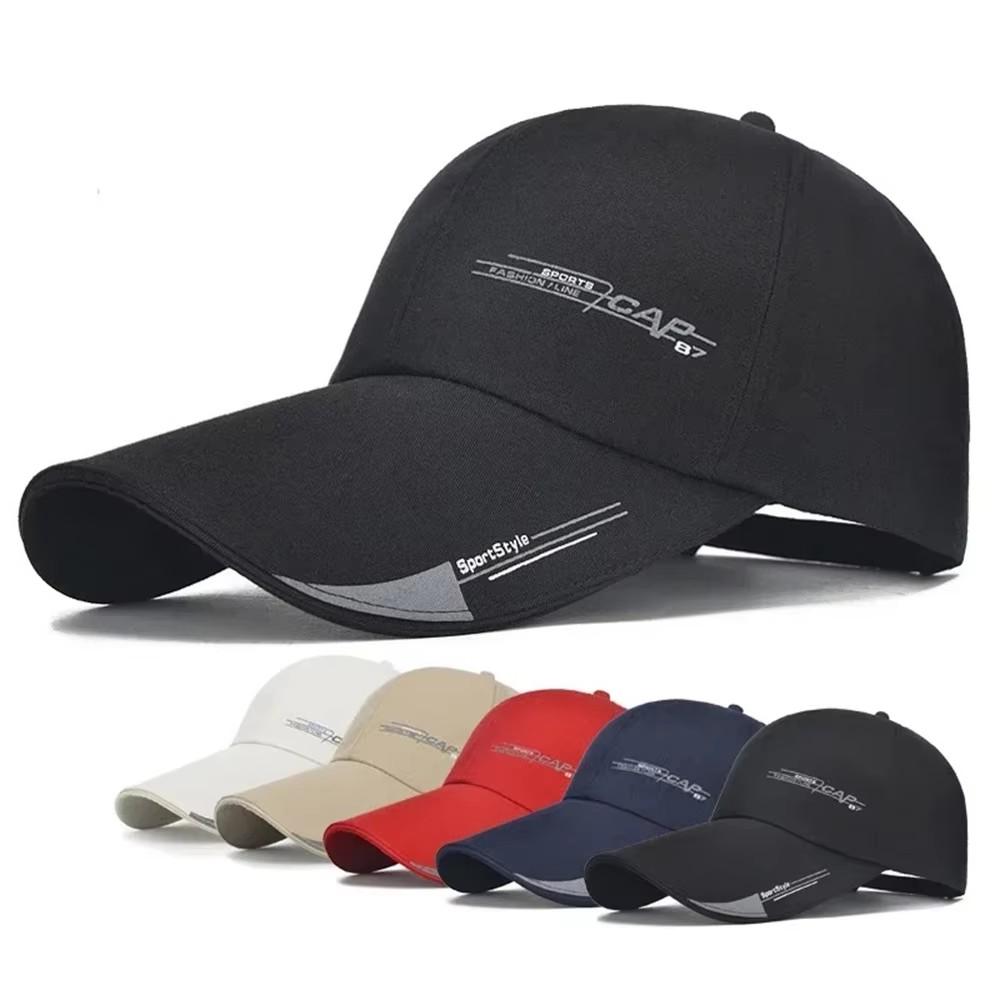 2025 Sports Cap Mens For Fish Outdoor Fashion Line Baseball Long Visor Brim Shade Snapback Sun Hat Bone Gorras