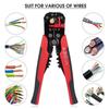 Crimper Cable Cutter Automatic Wire Stripper Multifunctional Stripping Tools Crimping Pliers Terminal 0.2-6.0mm² Tool