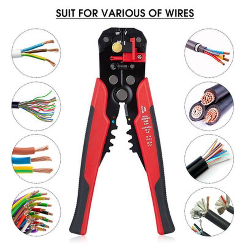Crimper Cable Cutter Automatic Wire Stripper Multifunctional Stripping Tools Crimping Pliers Terminal 0.2-6.0mm² Tool
