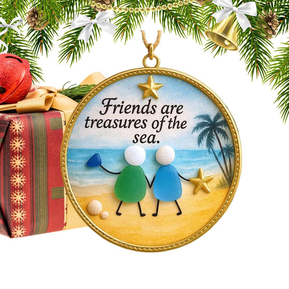 

Ornaments For Tree Beach Themed Hangable Friendship Decorations Indoor Outdoor Home Decor Pendants For Holiday Decor Winter