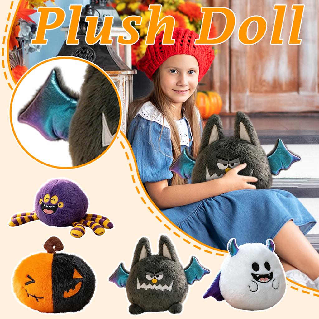 Halloween Plush Toys Set - Soft Stuffed Animals for Kids, Party Favors and Holiday Gifts