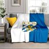IFK Gothenburg Portable Blanket/Soft Blanket Bedding Blanket Suitable for Travel Camping Living Rooms Offices Sofas Fan Gifts