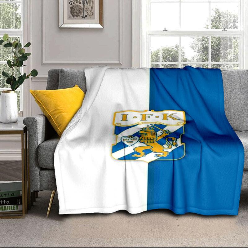 IFK Gothenburg Portable Blanket/Soft Blanket Bedding Blanket Suitable for Travel Camping Living Rooms Offices Sofas Fan Gifts