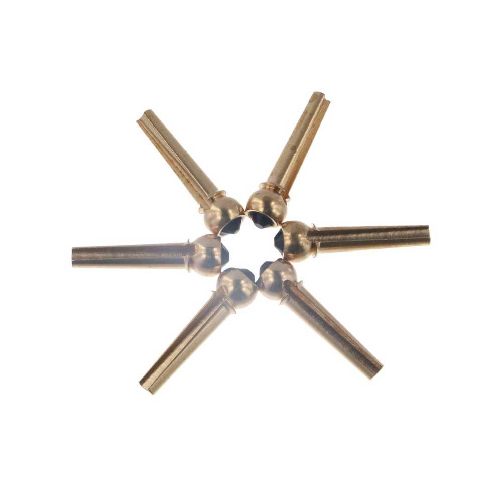 2Pcs/Lot Metal Musical Brass Guitar Strings Bridge Pins String Nails String Pins Fixed Cone