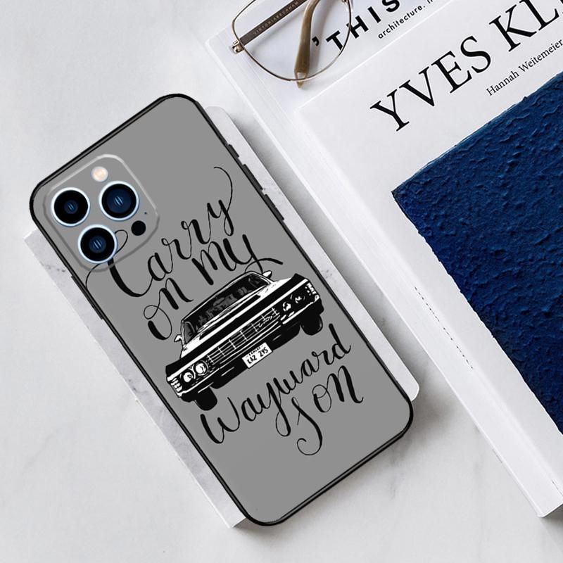 Supernatural TV Case For iPhone 17 Air 15 14 13 12 11 16 Pro Max Mini 15 16 Plus 16e Funda Silicone Cover