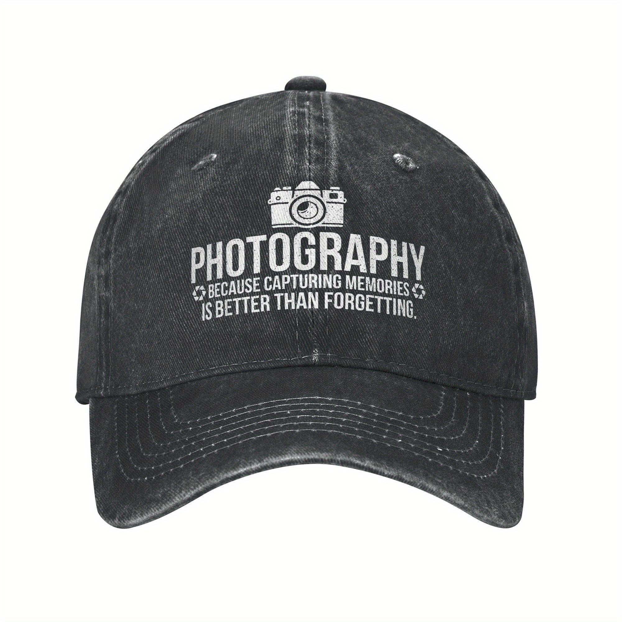 New Humorous Photographer Design Witty Phrase for Photographers Baseball Cap for Men And Women for Summer 1pc