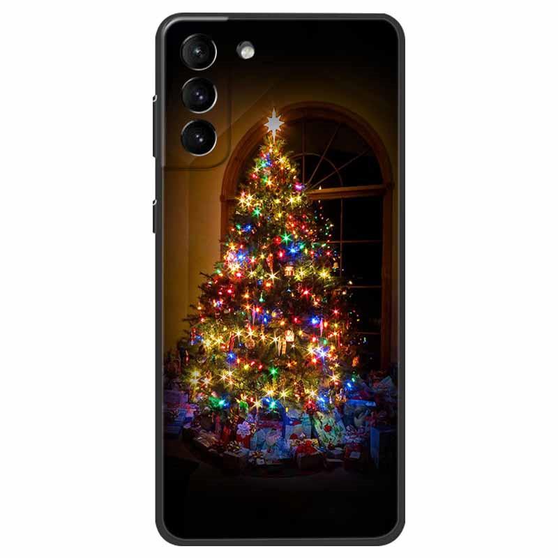 Christmas Case For Samsung S21 Plus Case S21 FE Silicone Soft TPU Cover for Samsung Galaxy S21 / S21 Ultra FE + 5G Case New Year