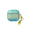 Ins wind simple contrasting splicing gradual change applicable AirPods 1 /pro1 earphone protective case cover two or three generations of new models