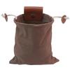 Foldable Canvas Foraging Waist Bag Drawstring Fruit Berry Harvest Pouch
