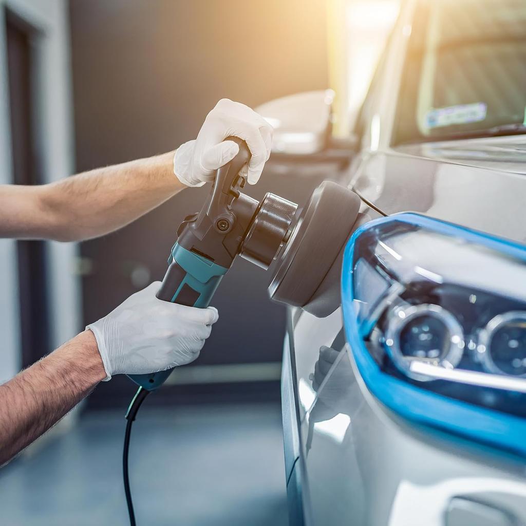 SIQUK 16 Pieces Buffing Pads 3 Inch Car Polishing Pad Kit Foam Polish Pads Wax Buffer Polisher Attachment For Drill